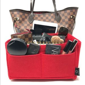 Mentum handbag insert organizer protector red new